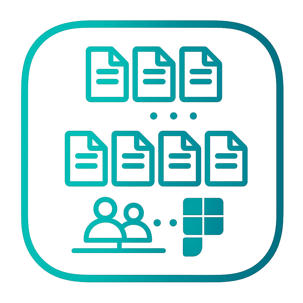 Ilustração de um profissional frustrado cercado por várias planilhas desorganizadas, simbolizando retrabalho e falta de automação em processos com Excel.